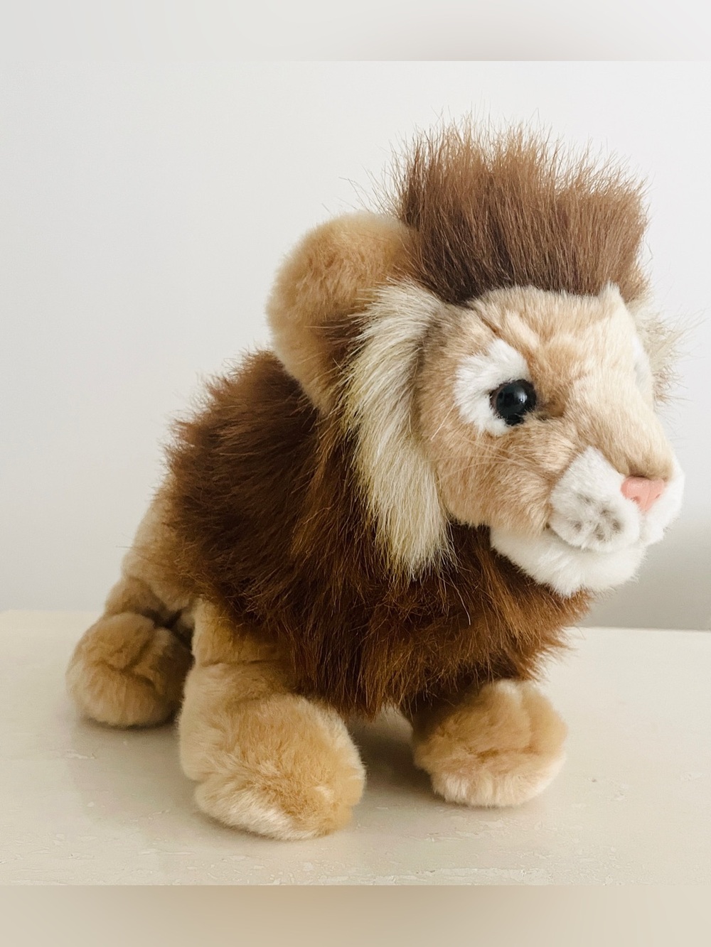 Vintage 2001 Kids Preferred Lion Leo Plush Stuffed Animal Toy